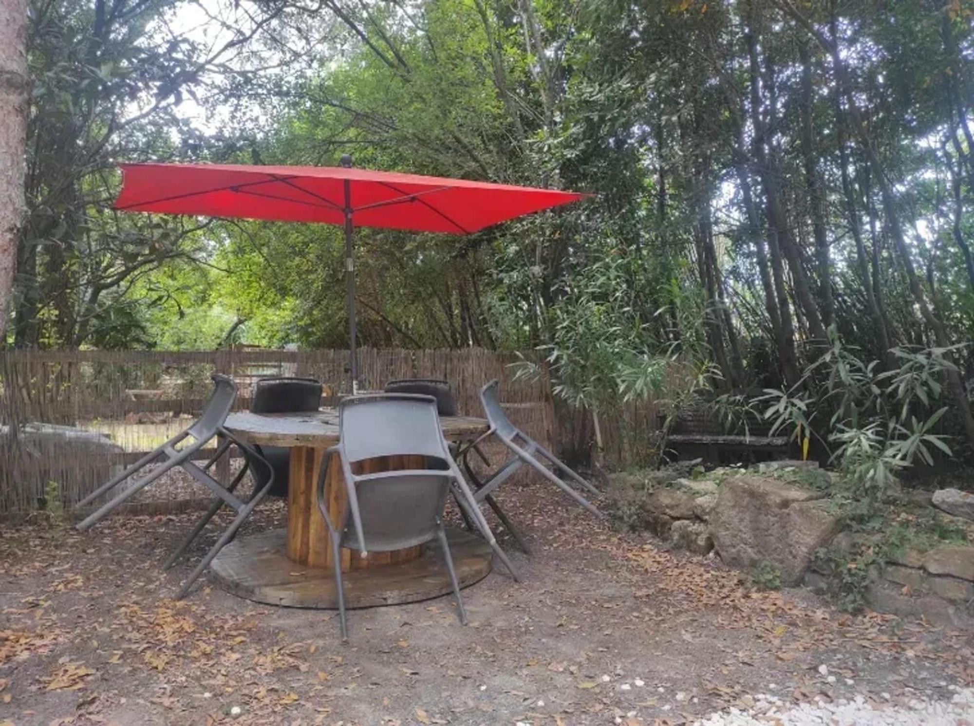 Studio Charmant Dans Un Ancien Moulin Pres D'Orange 30 M² Piscine Exterior foto